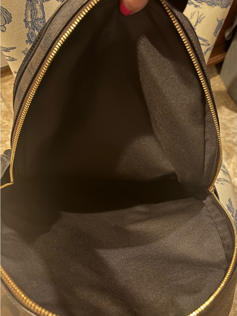 Coach Black and Brown Backpack in very good condition - Picture 7 of 12